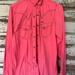 Cruel Girl Pink Button Down Shirt